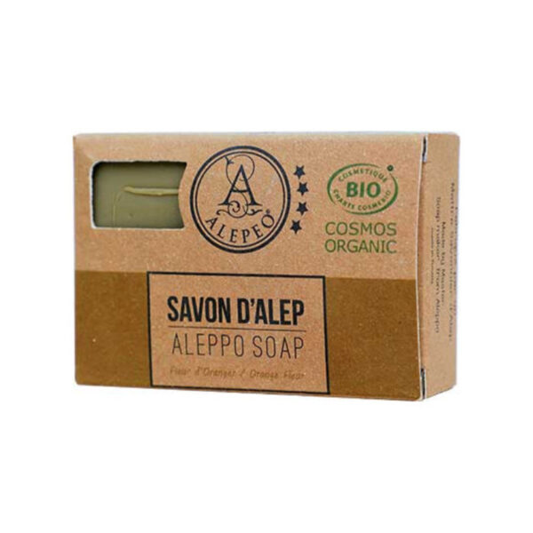 alepeo-savon-d-alep-fleurs-d-oranger-cosmos-organic-100g-zepig Aleppo Olijfzeep Oranjebloesem