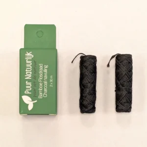 Bamboe Flosdraad Charcoal navulling (2 x 30m)