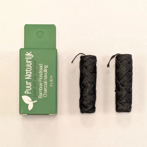 Bamboe Flosdraad Charcoal navulling (2 x 30m)